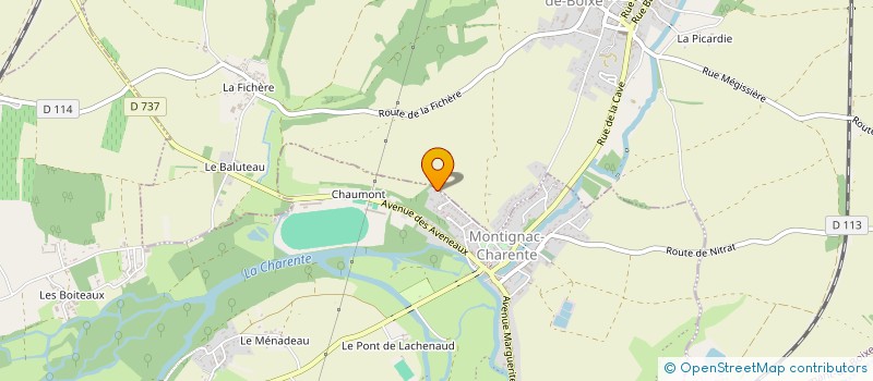 localisation de l'entreprise MONSIEUR FABIEN PINTO-MONTEIRO à MONTIGNAC-CHARENTE