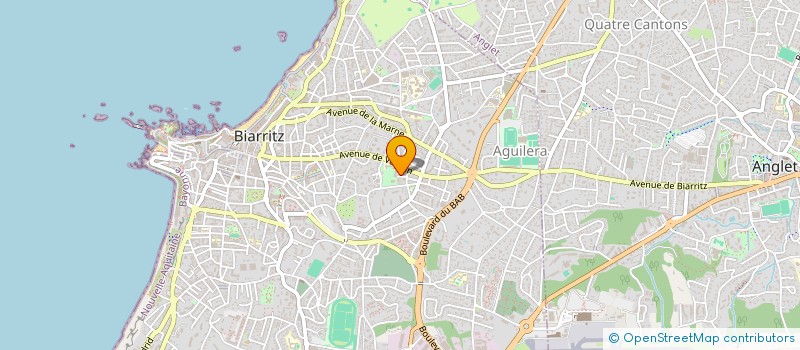 localisation de l'entreprise MONSIEUR FABIEN PIQUEMAL  BIARRITZ