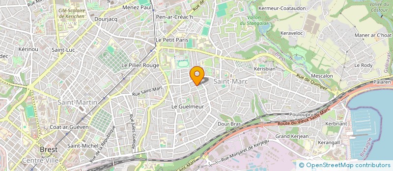localisation de l'entreprise MONSIEUR FABIEN PIQUET à BREST