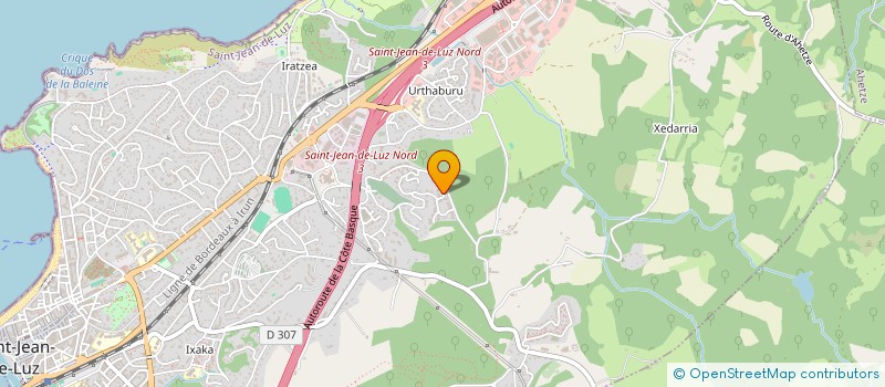 localisation de l'entreprise MONSIEUR FABIEN POIRIER à SAINT-JEAN-DE-LUZ