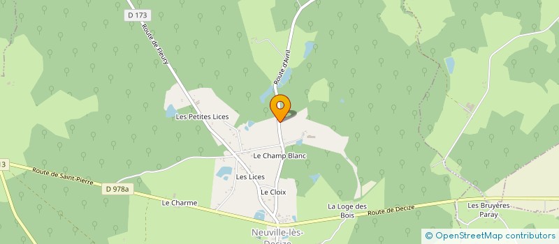 localisation de l'entreprise MONSIEUR FABIEN POMMEAU à NEUVILLE-LES-DECIZE
