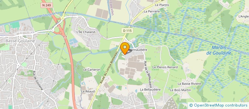 localisation de l'entreprise MONSIEUR FABIEN POMMIER à HAUTE-GOULAINE