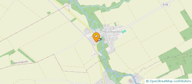 localisation de l'entreprise MONSIEUR FABIEN PONSIN  HEUTREGIVILLE