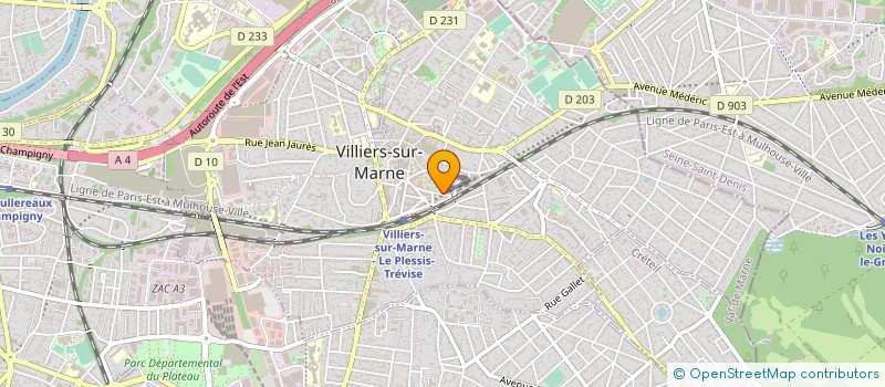localisation de l'entreprise MONSIEUR FABIEN POPOFF à VILLIERS-SUR-MARNE
