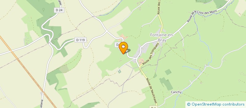 localisation de l'entreprise MONSIEUR FABIEN POULET  MONTEROLIER