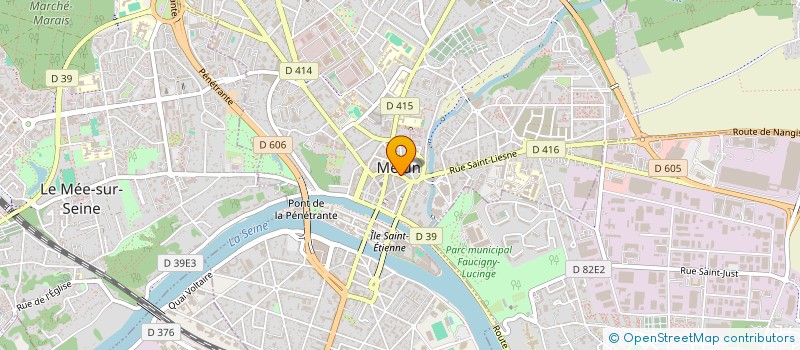 localisation de l'entreprise MONSIEUR FABIEN POULINGUE à MELUN
