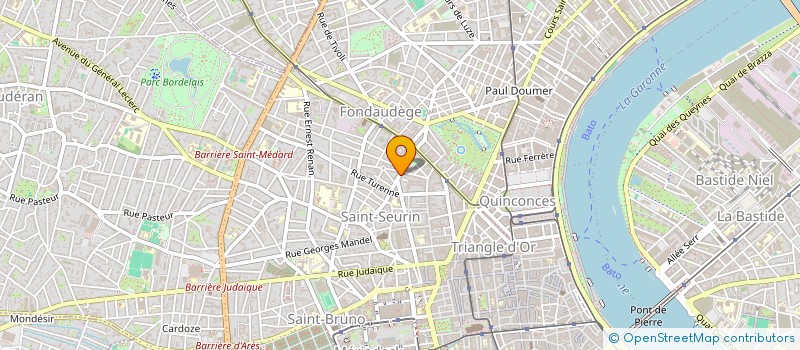 localisation de l'entreprise MONSIEUR FABIEN PRADINES  BORDEAUX