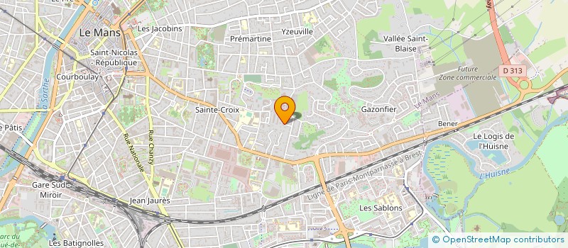 localisation de l'entreprise MONSIEUR FABIEN PRAT à LE MANS