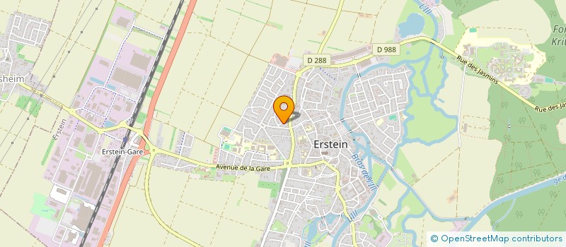 localisation de l'entreprise MONSIEUR FABIEN PRIAD  ERSTEIN