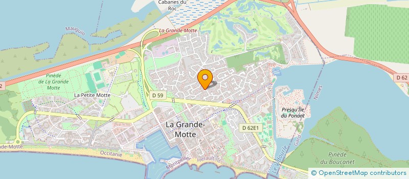 localisation de l'entreprise MONSIEUR FABIEN PRIOTTO  LA GRANDE-MOTTE