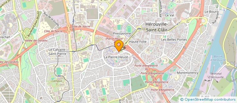 localisation de l'entreprise MONSIEUR FABIEN PROUTEAU à CAEN