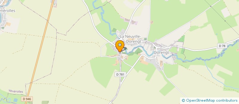 localisation de l'entreprise MONSIEUR FABIEN PRUDHOMME  LA NEUVILLE-LES-DORENGT