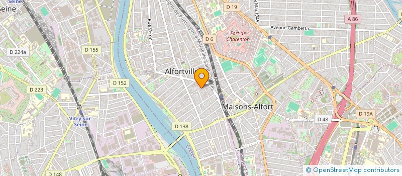 localisation de l'entreprise MONSIEUR FABIEN PUJOL  ALFORTVILLE