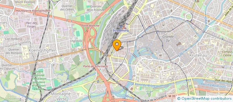 localisation de l'entreprise MONSIEUR FABIEN QUEHE  STRASBOURG