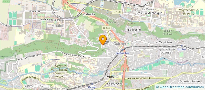 localisation de l'entreprise MONSIEUR FABIEN QUENNEMET à ORSAY