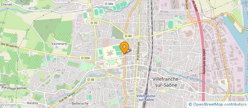 localisation de l'entreprise MONSIEUR FABIEN RABATEL  VILLEFRANCHE-SUR-SAONE