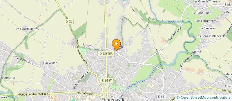 localisation de l'entreprise MONSIEUR FABIEN RABUSSEAU  FONTENAY-LE-COMTE