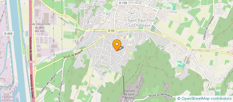localisation de l'entreprise MONSIEUR FABIEN RACODON à SAINT-PAUL-TROIS-CHATEAUX