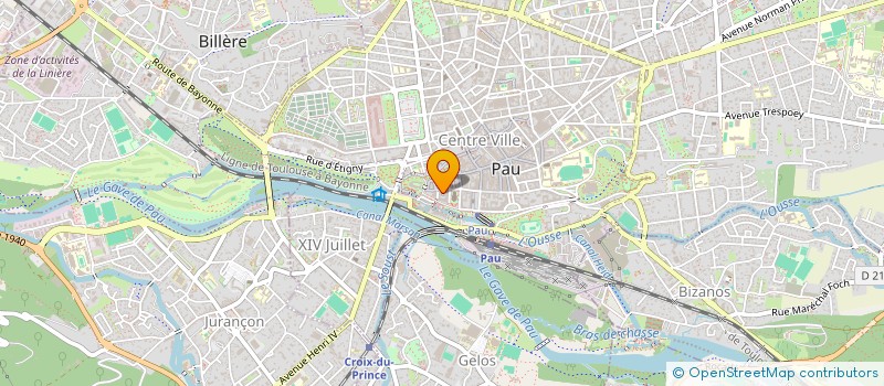 localisation de l'entreprise MONSIEUR FABIEN RAGEL à PAU