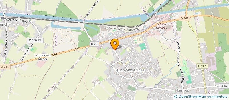 localisation de l'entreprise MONSIEUR FABIEN RAGUIDEAU  AUCHY-LES-MINES