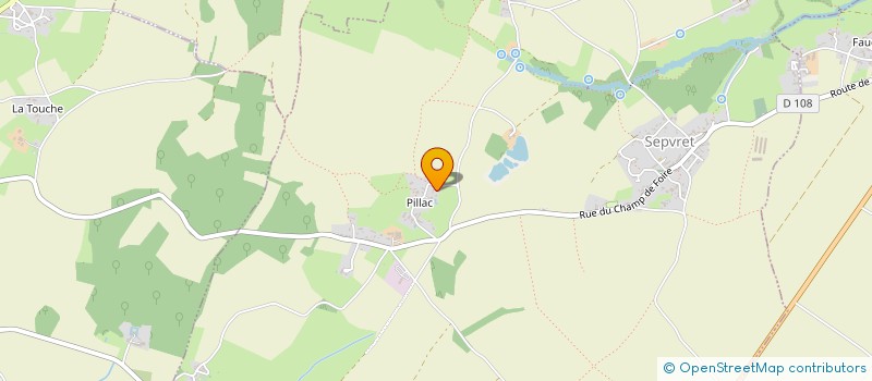 localisation de l'entreprise MONSIEUR FABIEN RAIMOND  SEPVRET