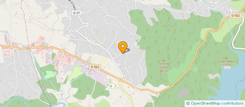 localisation de l'entreprise MONSIEUR FABIEN RAINERI  MONTAUROUX