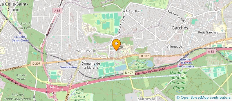 localisation de l'entreprise MONSIEUR FABIEN RAKOTOARINOSY  VAUCRESSON