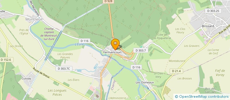 localisation de l'entreprise MONSIEUR FABIEN RAOULT à CHERISY