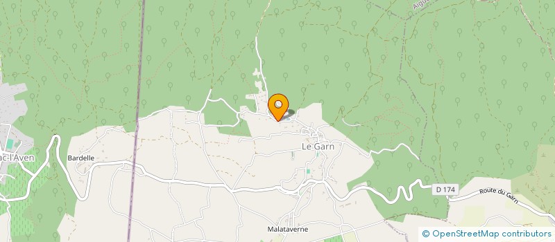 localisation de l'entreprise MONSIEUR FABIEN RAOUX  LE GARN