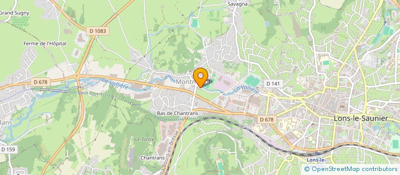 localisation de l'entreprise MONSIEUR FABIEN RAPALLINI  MONTMOROT