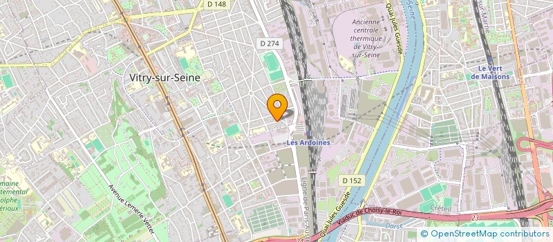 localisation de l'entreprise MONSIEUR FABIEN RAUSCH  VITRY-SUR-SEINE