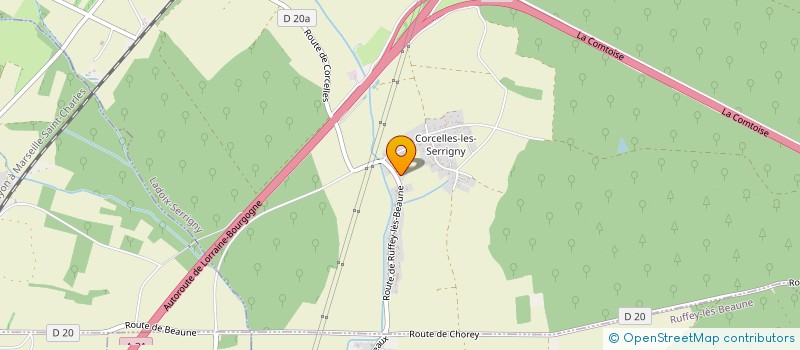 localisation de l'entreprise MONSIEUR FABIEN RAVERA  LADOIX-SERRIGNY