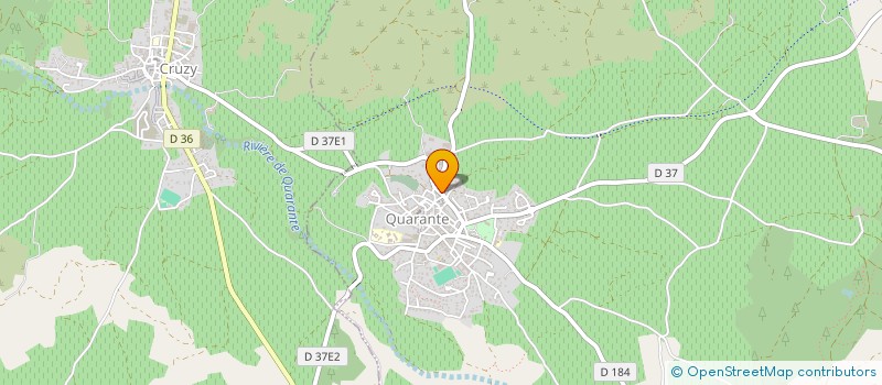 localisation de l'entreprise MONSIEUR FABIEN RAYNAUD  QUARANTE