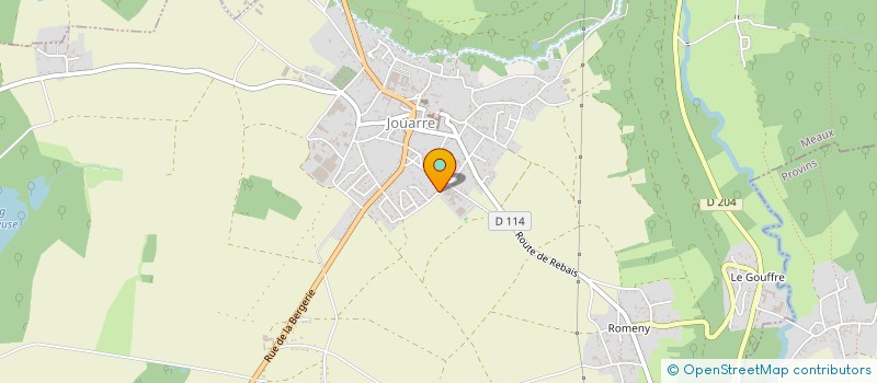 localisation de l'entreprise MONSIEUR FABIEN REBILLAT  JOUARRE