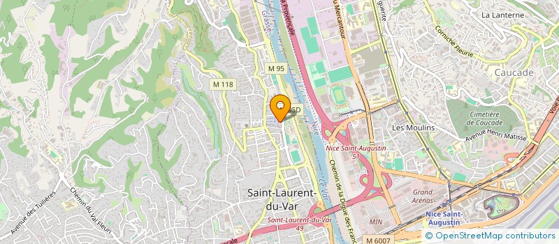localisation de l'entreprise MONSIEUR FABIEN RECHT à SAINT-LAURENT-DU-VAR