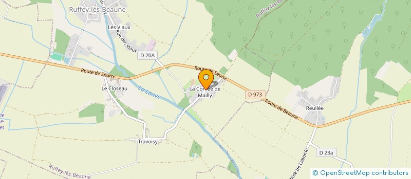 localisation de l'entreprise MONSIEUR FABIEN REDOUTE  BOUZE-LES-BEAUNE