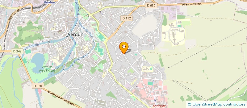 localisation de l'entreprise MONSIEUR FABIEN RENAUDIN à VERDUN
