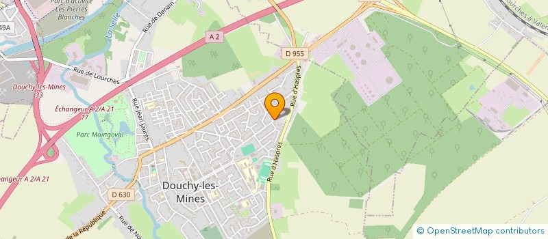 localisation de l'entreprise MONSIEUR FABIEN RENER à DOUCHY-LES-MINES