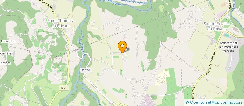 localisation de l'entreprise MONSIEUR FABIEN REVOL  SAINT-LAURENT-EN-ROYANS