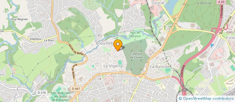 localisation de l'entreprise MONSIEUR FABIEN RIADO à LIMOGES