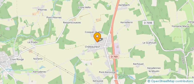 localisation de l'entreprise MONSIEUR FABIEN RIBOUCHON à CLEGUER
