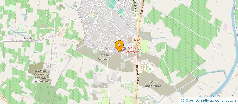 localisation de l'entreprise MONSIEUR FABIEN RICCO  SERIGNAN