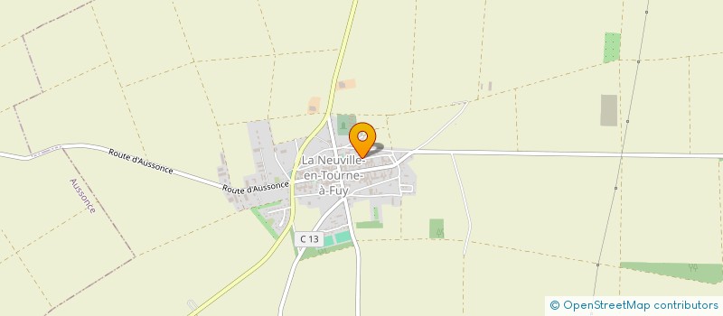 localisation de l'entreprise MONSIEUR FABIEN RICOTTEAU  LA NEUVILLE-EN-TOURNE-A-FUY