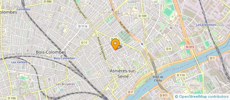 localisation de l'entreprise MONSIEUR FABIEN RIGUET  ASNIERES-SUR-SEINE