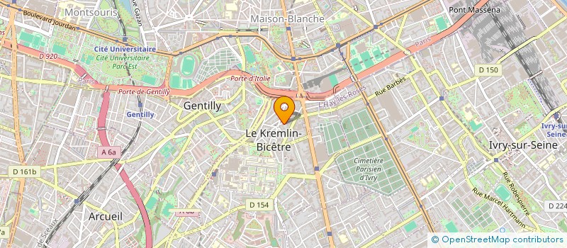 localisation de l'entreprise MONSIEUR FABIEN RIOLI à LE KREMLIN-BICETRE