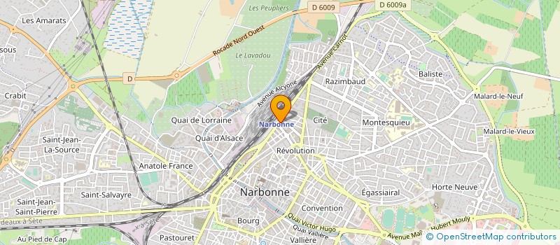 localisation de l'entreprise MONSIEUR FABIEN RIOT à NARBONNE