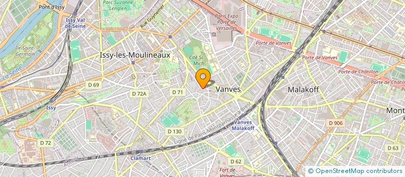 localisation de l'entreprise MONSIEUR FABIEN RIOU  VANVES