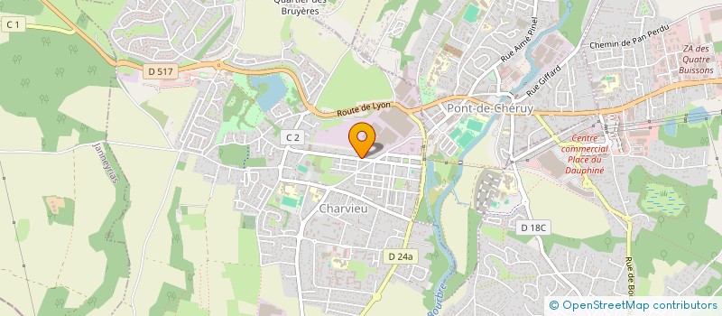 localisation de l'entreprise MONSIEUR FABIEN RIPOLL à CHARVIEU-CHAVAGNEUX