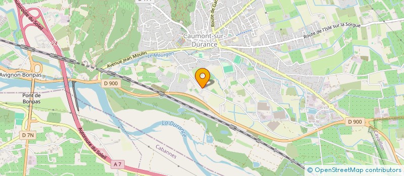 localisation de l'entreprise MONSIEUR FABIEN RISTERUCCI  CAUMONT-SUR-DURANCE