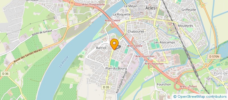 localisation de l'entreprise MONSIEUR FABIEN RIVERA à ARLES